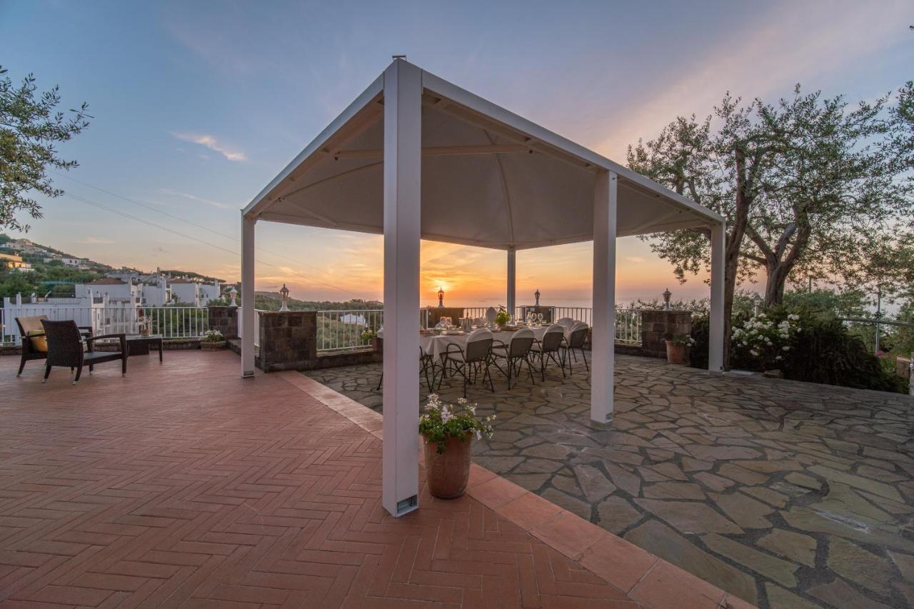 Villa Carolina Sorrento Private Heated Pool And Sea View Eksteriør bilde