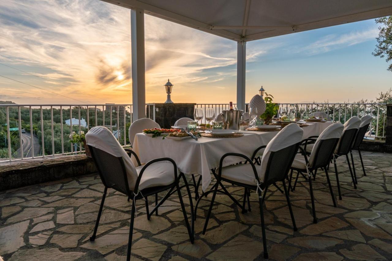 Villa Carolina Sorrento Private Heated Pool And Sea View Eksteriør bilde
