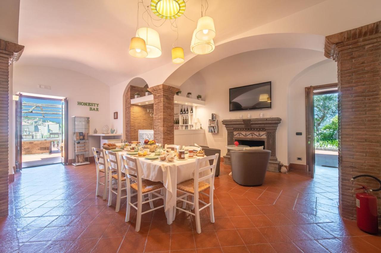 Villa Carolina Sorrento Private Heated Pool And Sea View Eksteriør bilde