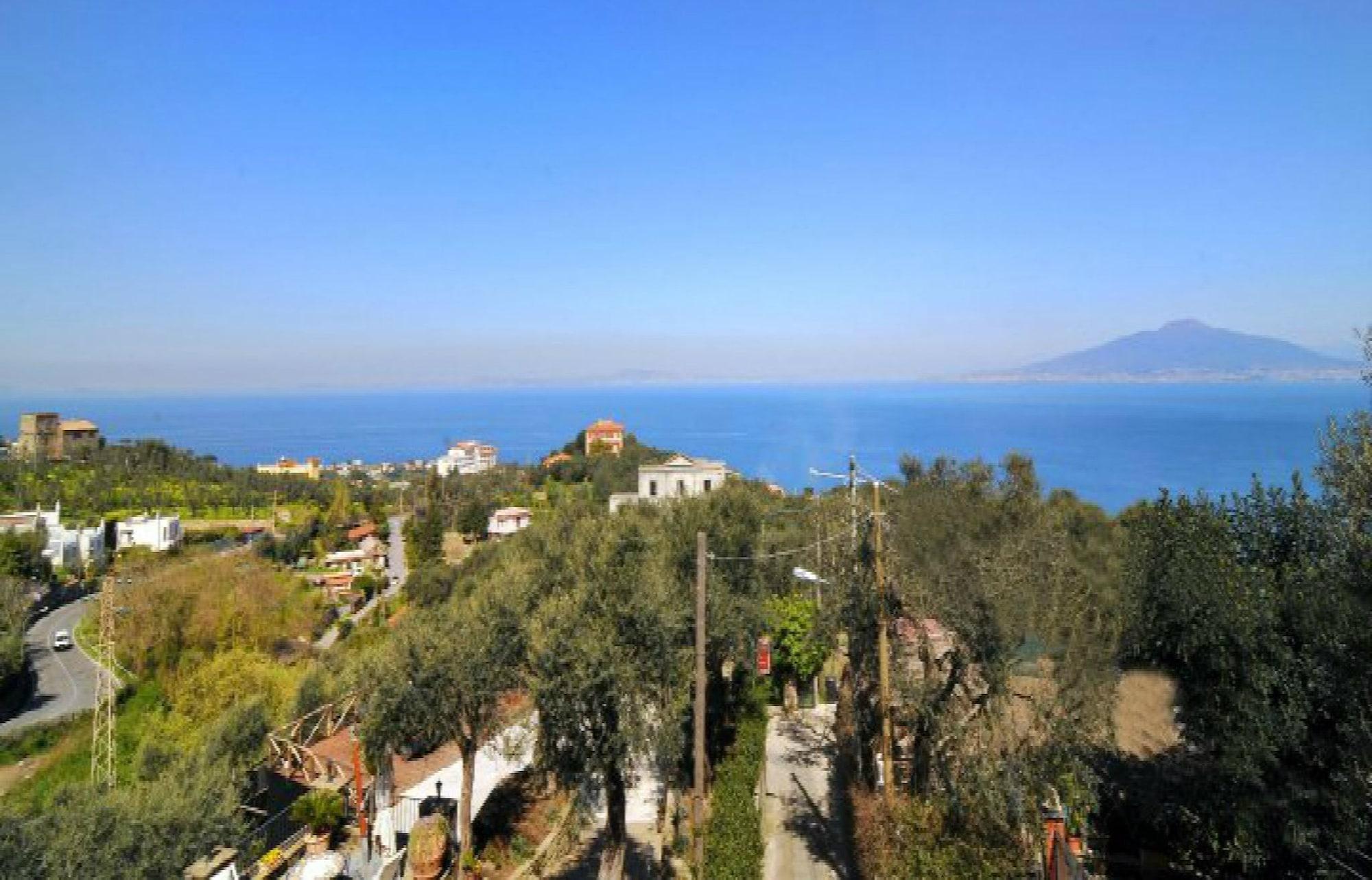 Villa Carolina Sorrento Private Heated Pool And Sea View Eksteriør bilde