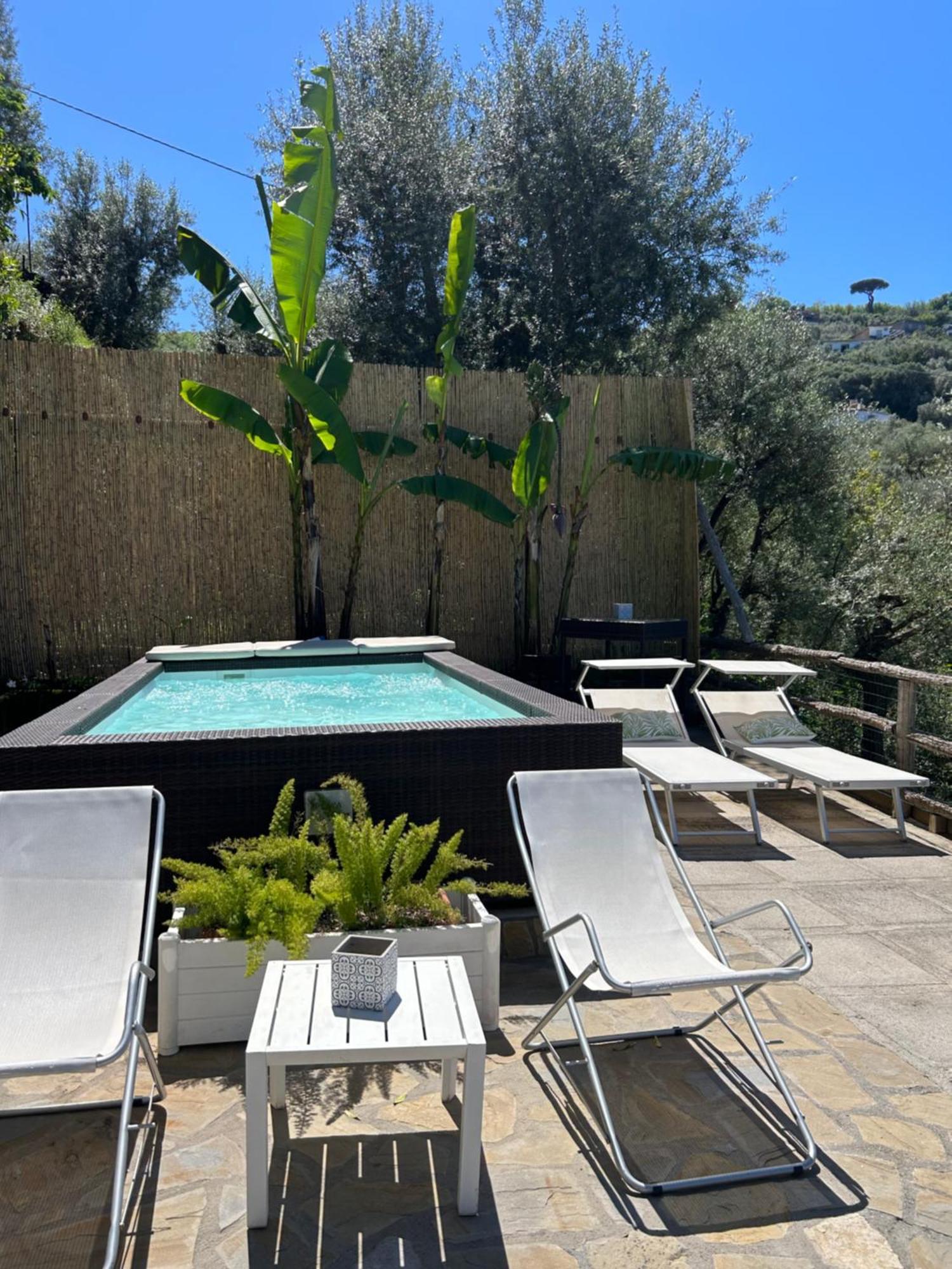 Villa Carolina Sorrento Private Heated Pool And Sea View Eksteriør bilde