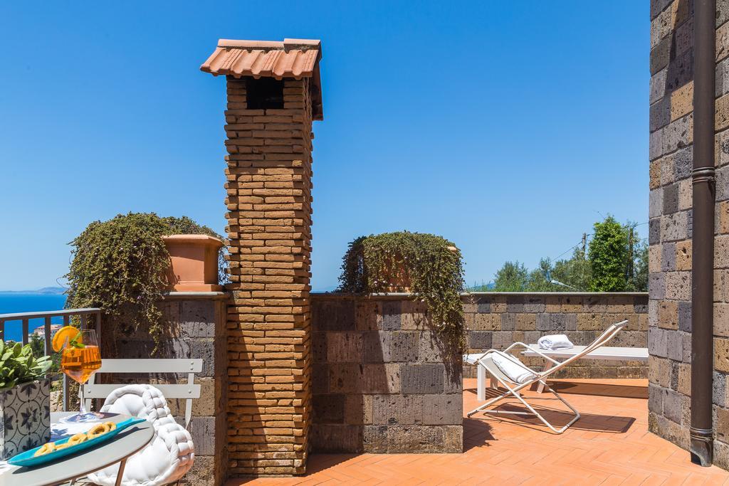 Villa Carolina Sorrento Private Heated Pool And Sea View Eksteriør bilde