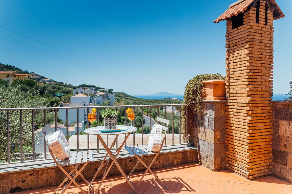 Villa Carolina Sorrento Private Heated Pool And Sea View Eksteriør bilde