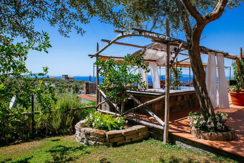 Villa Carolina Sorrento Private Heated Pool And Sea View Eksteriør bilde